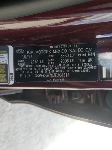 2018 KIA FORTE LX - 3KPFK4A70JE204314