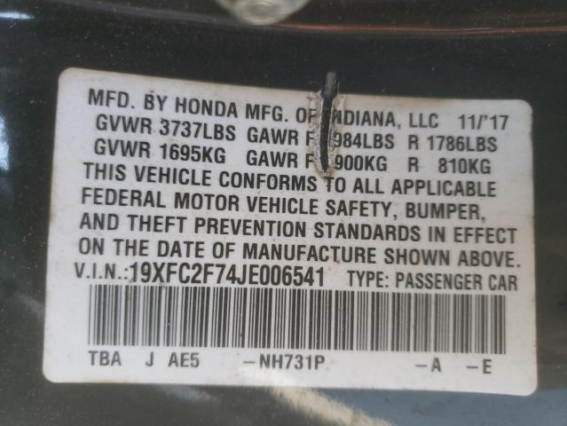 2018 HONDA CIVIC EX 19XFC2F74JE006541