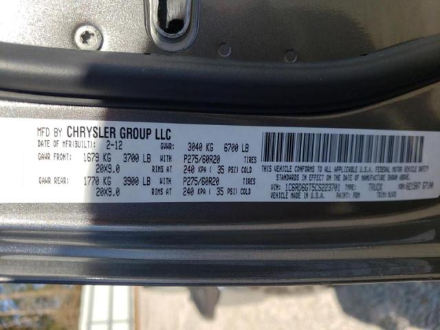 2012 DODGE RAM 1500 S - 1C6RD6GT5CS223701