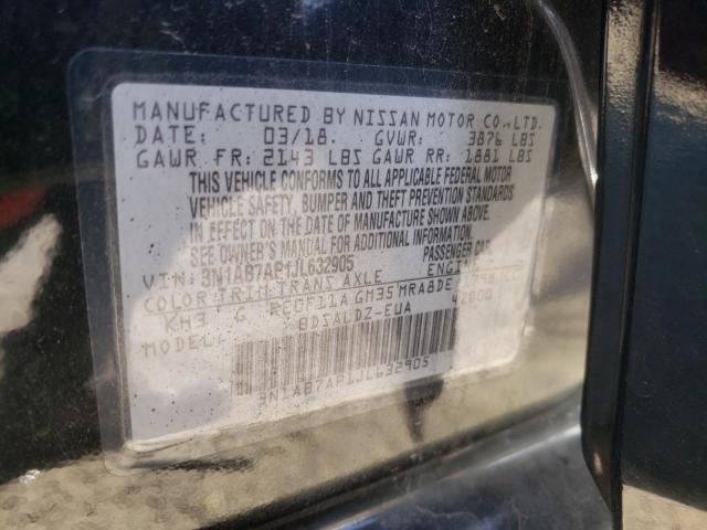 2018 NISSAN SENTRA S 3N1AB7AP1JL632905