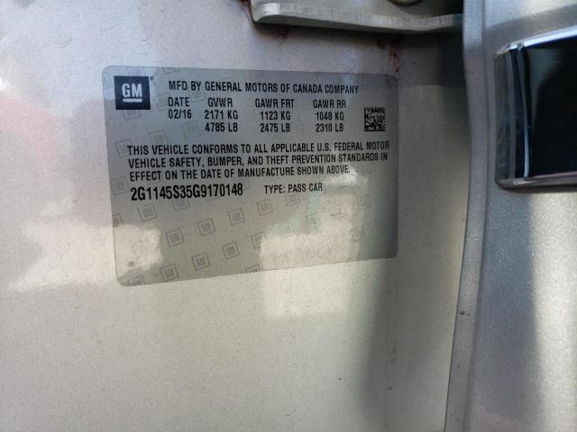 2G1145S35G9170148 Chevrolet Impala Ltz 2016. Фото: 9