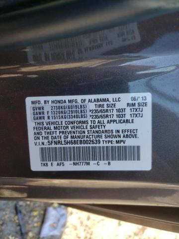 5FNRL5H68EB002639 Honda Odyssey Ex 2014. Фото: 9