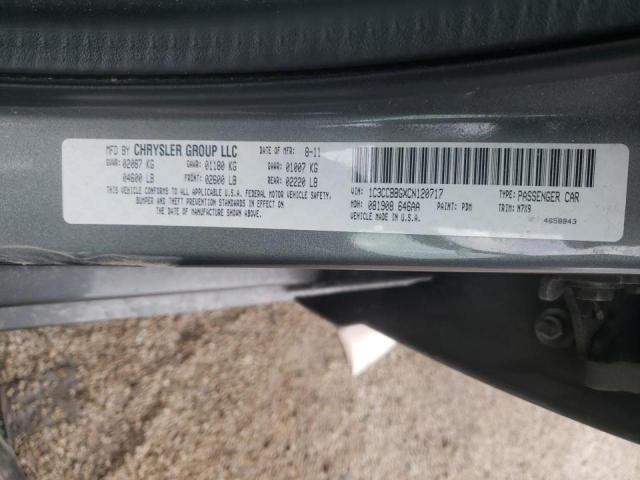 2012 CHRYSLER 200 TOURIN - 1C3CCBBGXCN120717