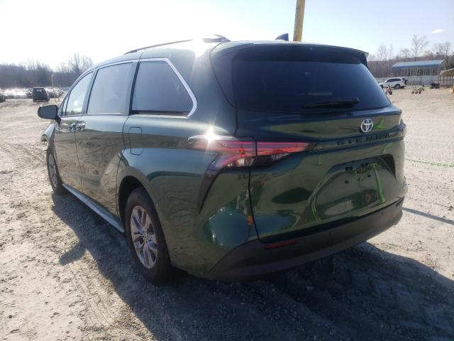 5TDJRKEC3MS038043 Toyota Sienna Xle 2021. Фото: 2