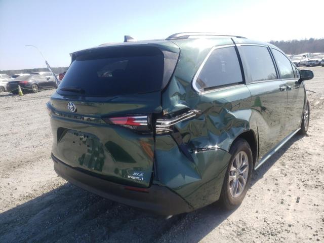 5TDJRKEC3MS038043 Toyota Sienna Xle 2021. Фото: 3