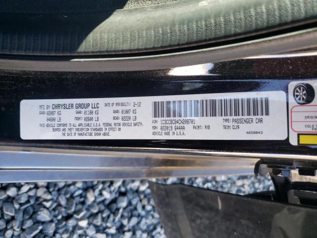 2012 CHRYSLER 200 LIMITE - 1C3CCBCB4CN208701