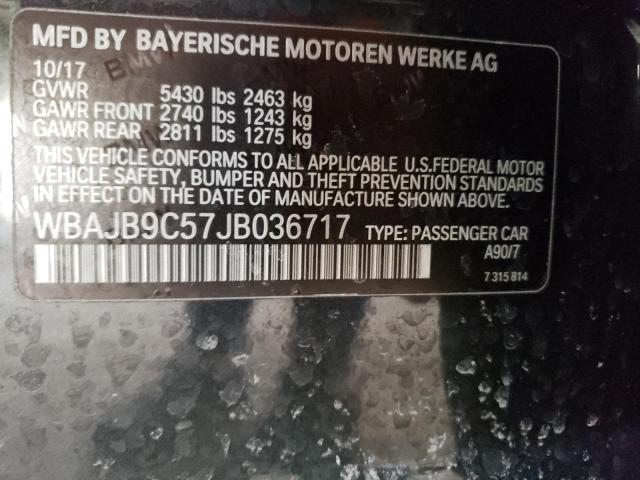 2018 BMW M550XI WBAJB9C57JB036717