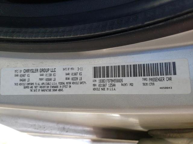 2011 DODGE AVENGER MA - 1B3BD1FB7BN556826