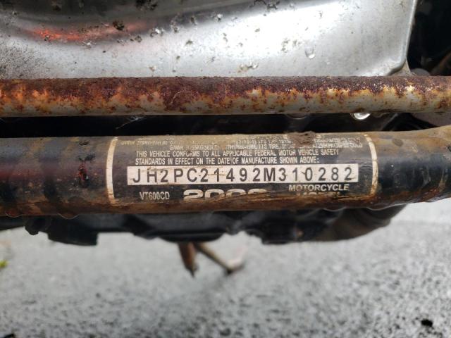 2002 HONDA VT600 CD JH2PC21492M310282