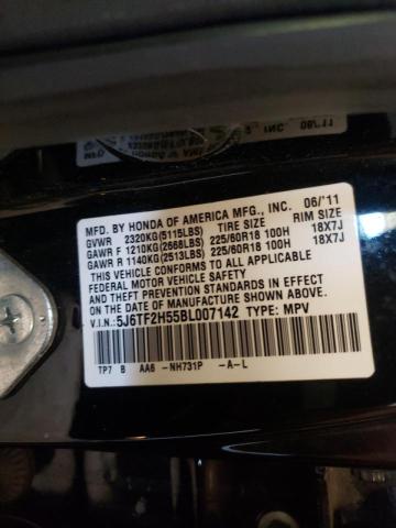 2011 HONDA ACCORD CRO - 5J6TF2H55BL007142