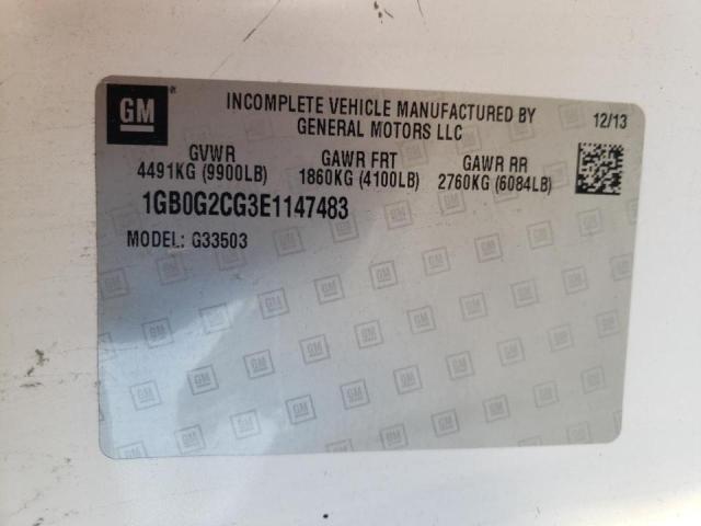 2014 CHEVROLET EXPRESS G3 - 1GB0G2CG3E1147483
