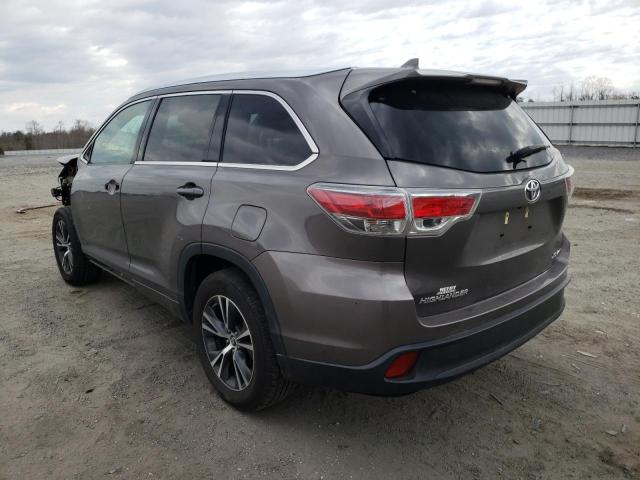2016 TOYOTA HIGHLANDER - 5TDJKRFHXGS355927