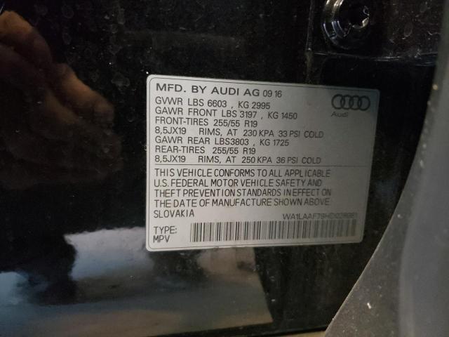 2017 AUDI Q7 PREMIUM WA1LAAF79HD028981