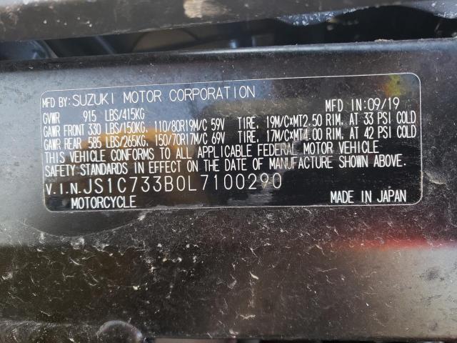 2020 SUZUKI DL650 A JS1C733B0L7100290