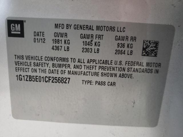 2012 CHEVROLET MALIBU LS - 1G1ZB5E01CF256827