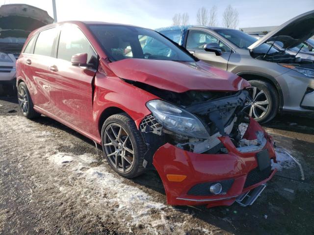 MERCEDES-BENZ B250 2013 red hatchbac gas WDDMH4EBXDJ174272 photo #1