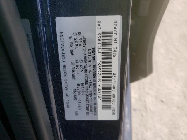 2015 MAZDA 3 GX JM1BM1M35F1263952