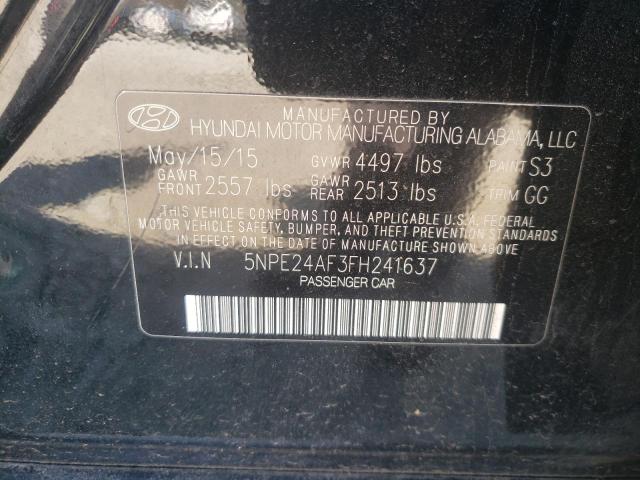 2015 HYUNDAI SONATA SE - 5NPE24AF3FH241637