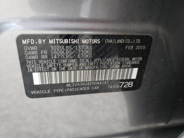 2015 MITSUBISHI MIRAGE DE ML32A3HJ4FH044147
