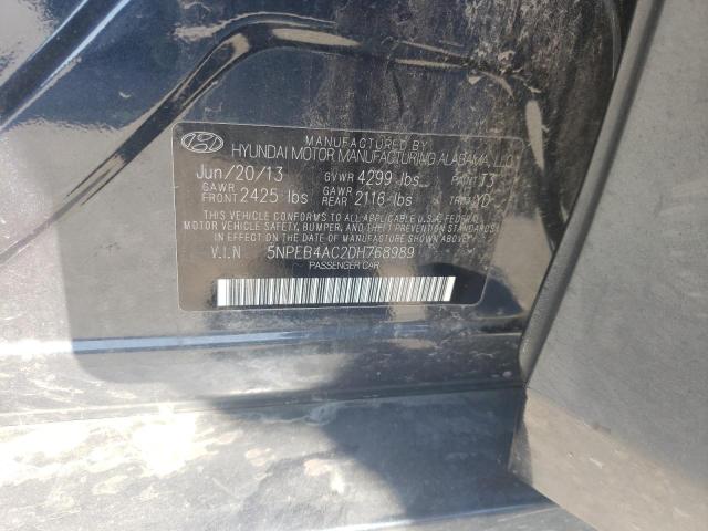 5NPEB4AC2DH768989 Hyundai Sonata Gls 2013. Фото: 9