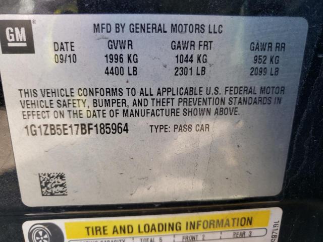 2011 CHEVROLET MALIBU LS - 1G1ZB5E17BF185964