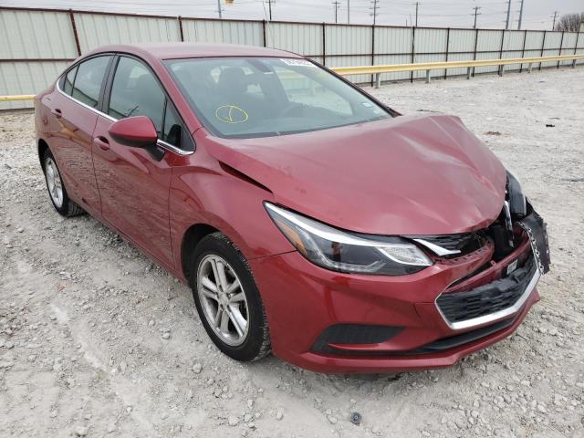 Salvage cars for sale from Copart Haslet, TX: 2017 Chevrolet Cruze LT