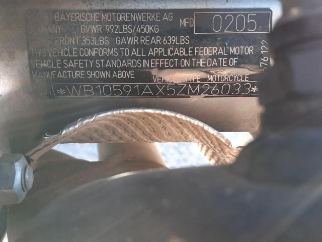 2005 BMW K1200 S WB10591AX5ZM26033