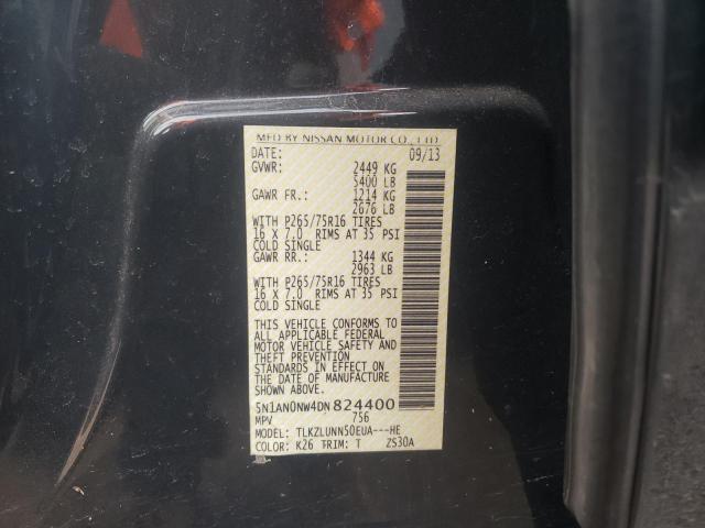 2013 NISSAN XTERRA X - 5N1AN0NW4DN824400