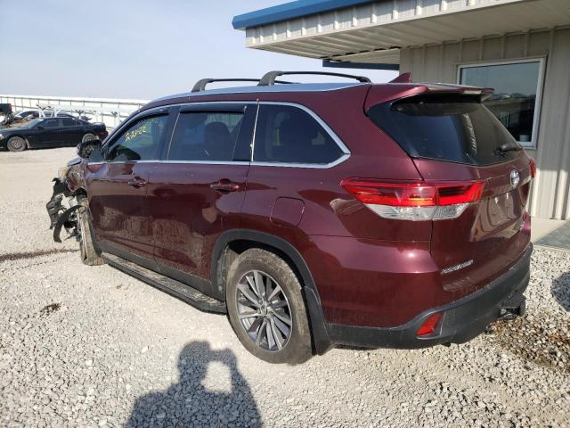 2019 TOYOTA HIGHLANDER 5TDJZRFH1KS721312