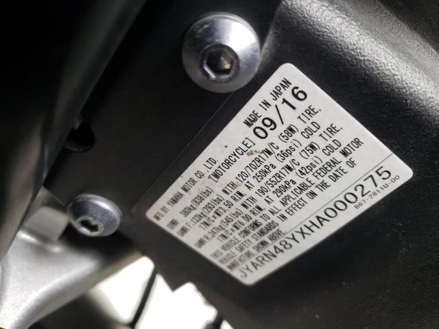 2017 YAMAHA FZ10 C JYARN48YXHA000275