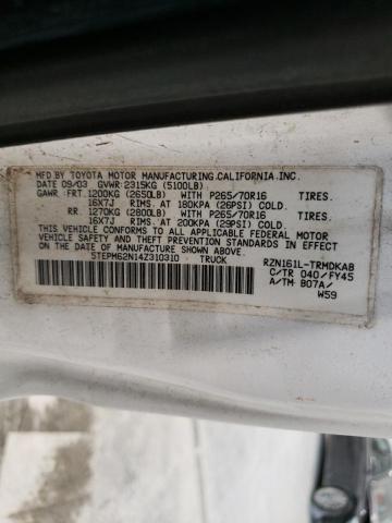5TEPM62N14Z310310 Toyota Tacoma 2004. Фото: 9