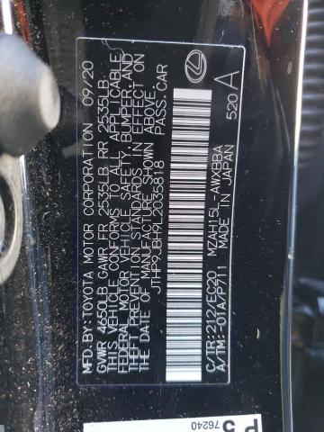 2020 LEXUS UX 250H JTHP9JBH9L2035818