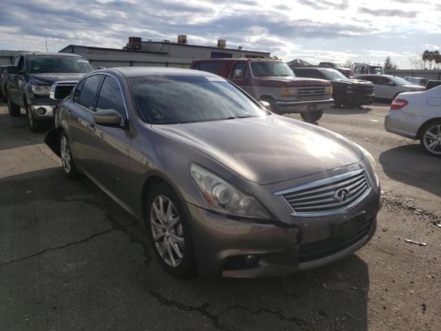 Salvage cars for sale from Copart Bakersfield, CA: 2012 Infiniti G37 Base