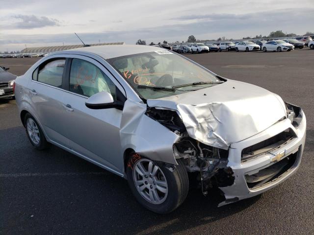 Salvage cars for sale at auction: 2016 Chevrolet Sonic LT