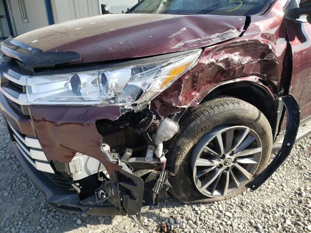 2019 TOYOTA HIGHLANDER 5TDJZRFH1KS721312