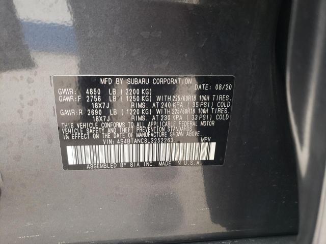2020 SUBARU OUTBACK LI - 4S4BTANC8L3252263