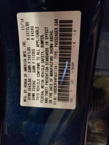 2015 HONDA ACCORD EXL - 1HGCR3F84FA011041