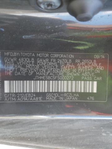 2015 LEXUS RC 350 JTHHE5BC5F5000272