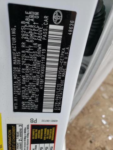 4T1BF1FK6GU118719 Toyota Camry Le 2016. Фото: 9