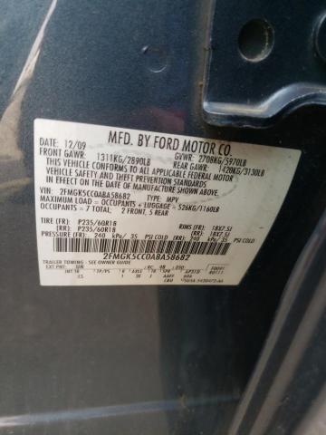 2010 FORD FLEX SEL - 2FMGK5CC0ABA58682