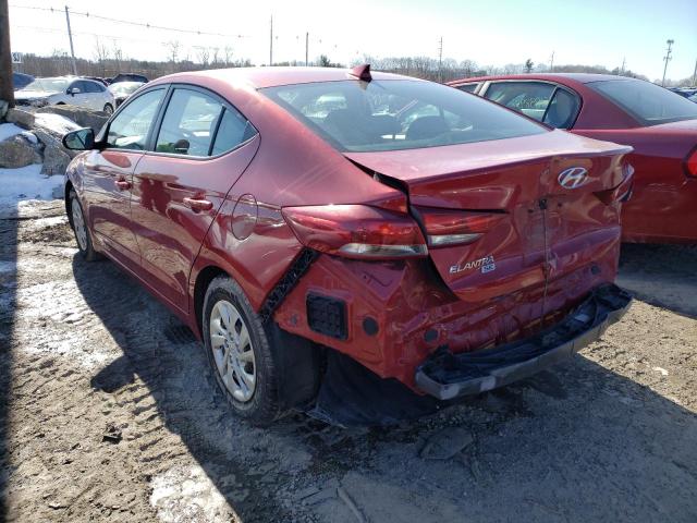 2017 HYUNDAI ELANTRA SE 5NPD74LF1HH139833