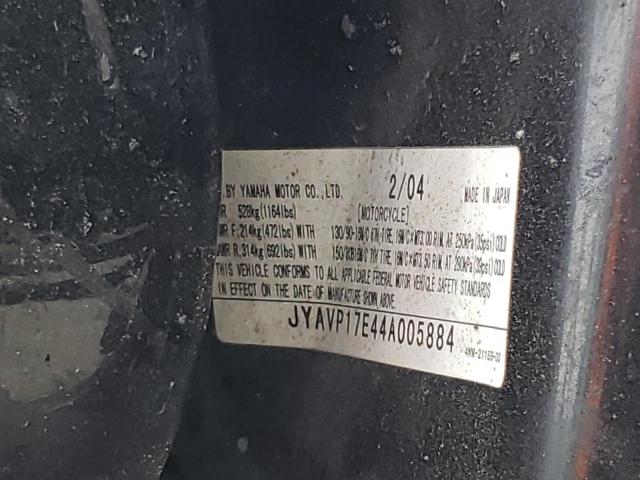 2004 YAMAHA XV1700 A JYAVP17E44A005884