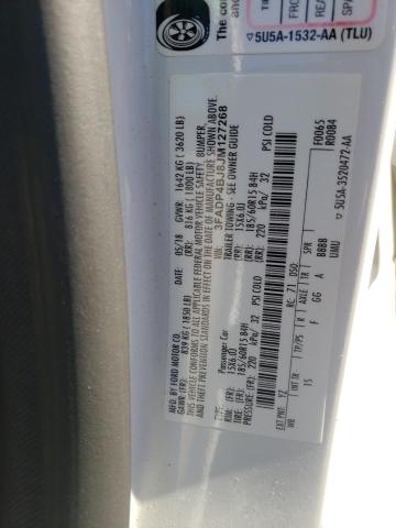 2018 FORD FIESTA SE 3FADP4BJ8JM127268