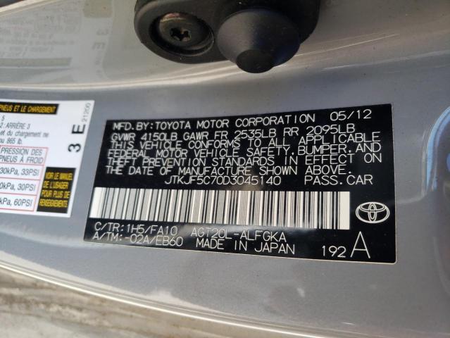 JTKJF5C70D3045140 Scion Tc 2013. Фото: 9