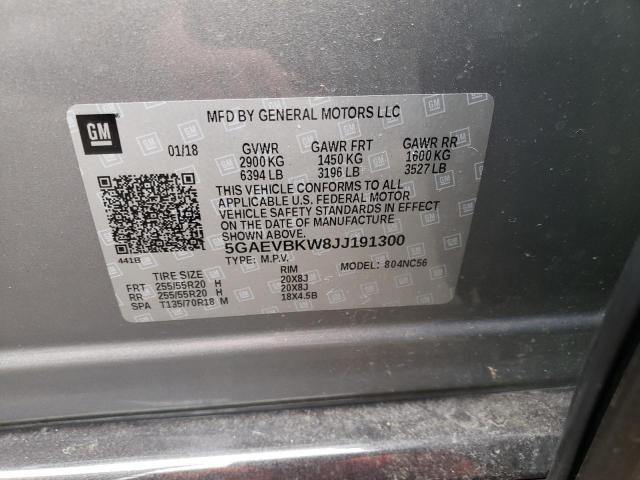 2018 BUICK ENCLAVE PR 5GAEVBKW8JJ191300