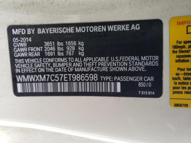 Фото: WMWXM7C57ET986598 - 10