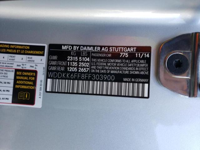 2015 MERCEDES-BENZ E 400 WDDKK6FF8FF303900