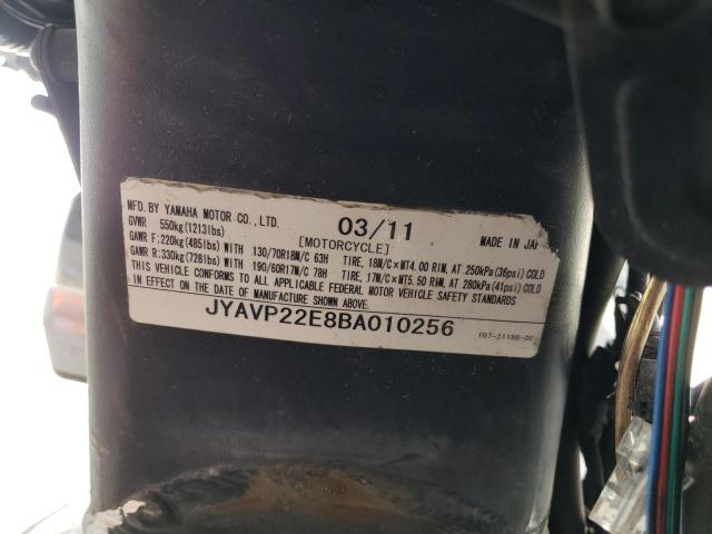 2011 YAMAHA XV1900 CT JYAVP22E8BA010256