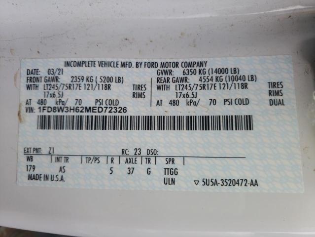 2021 FORD F350 SUPER 1FD8W3H62MED72326