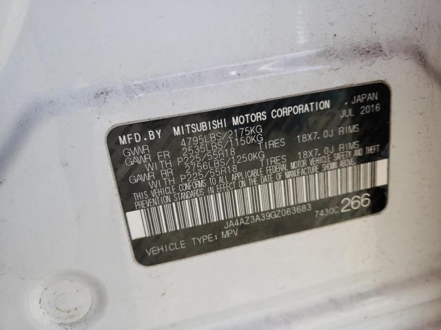 2016 MITSUBISHI OUTLANDER - JA4AZ3A39GZ063683